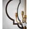 Maxim Lighting Crest 4-Light 22.25" Wide Oil Rubbed Bronze / Antique Brass Chandelier 20293OIAB - alternate 2